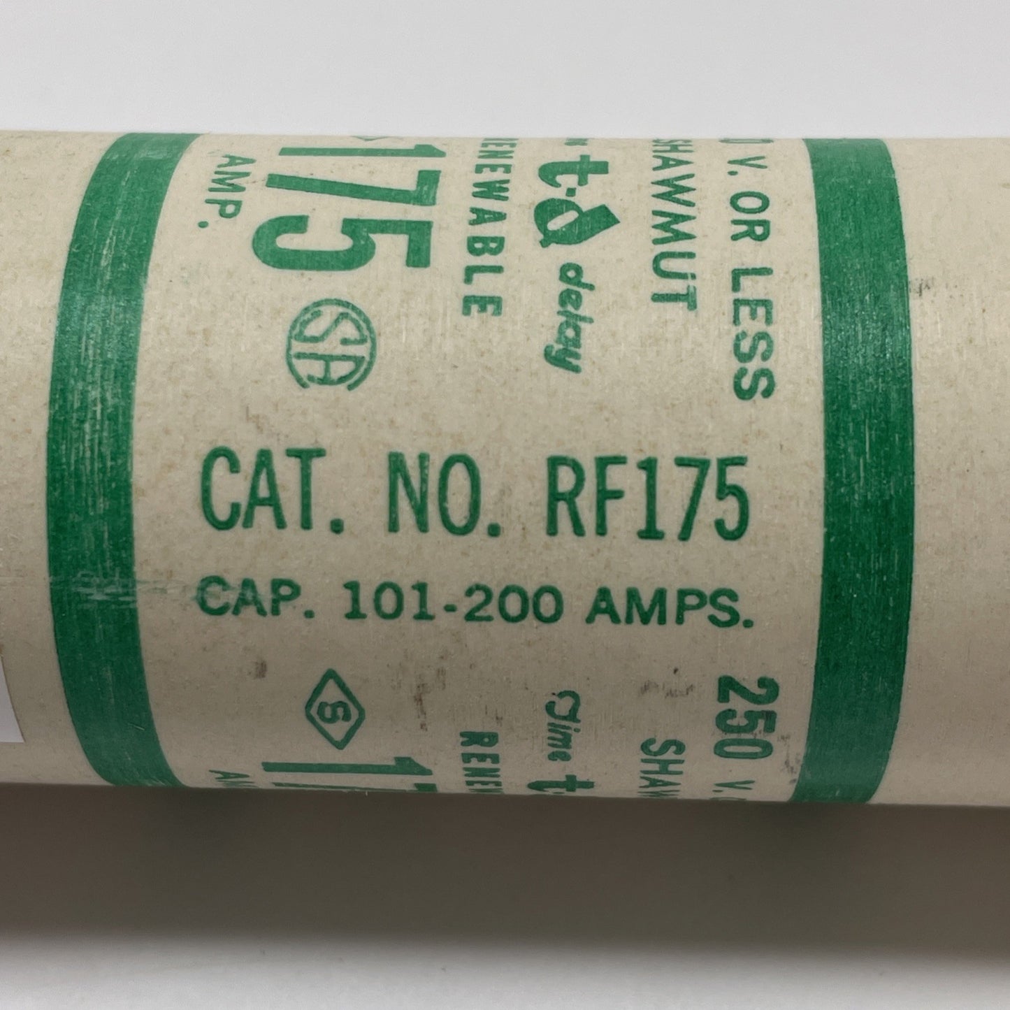 Shawmut RF175 (175A) 250 V Class H Renewable Fuse