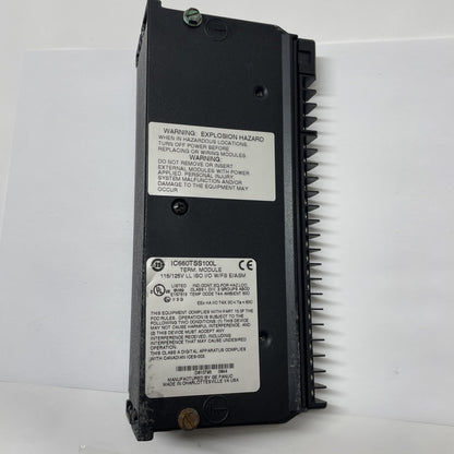 GE Fanuc IC660TSS100L Terminal Assembly 115 VAC/125 VDC