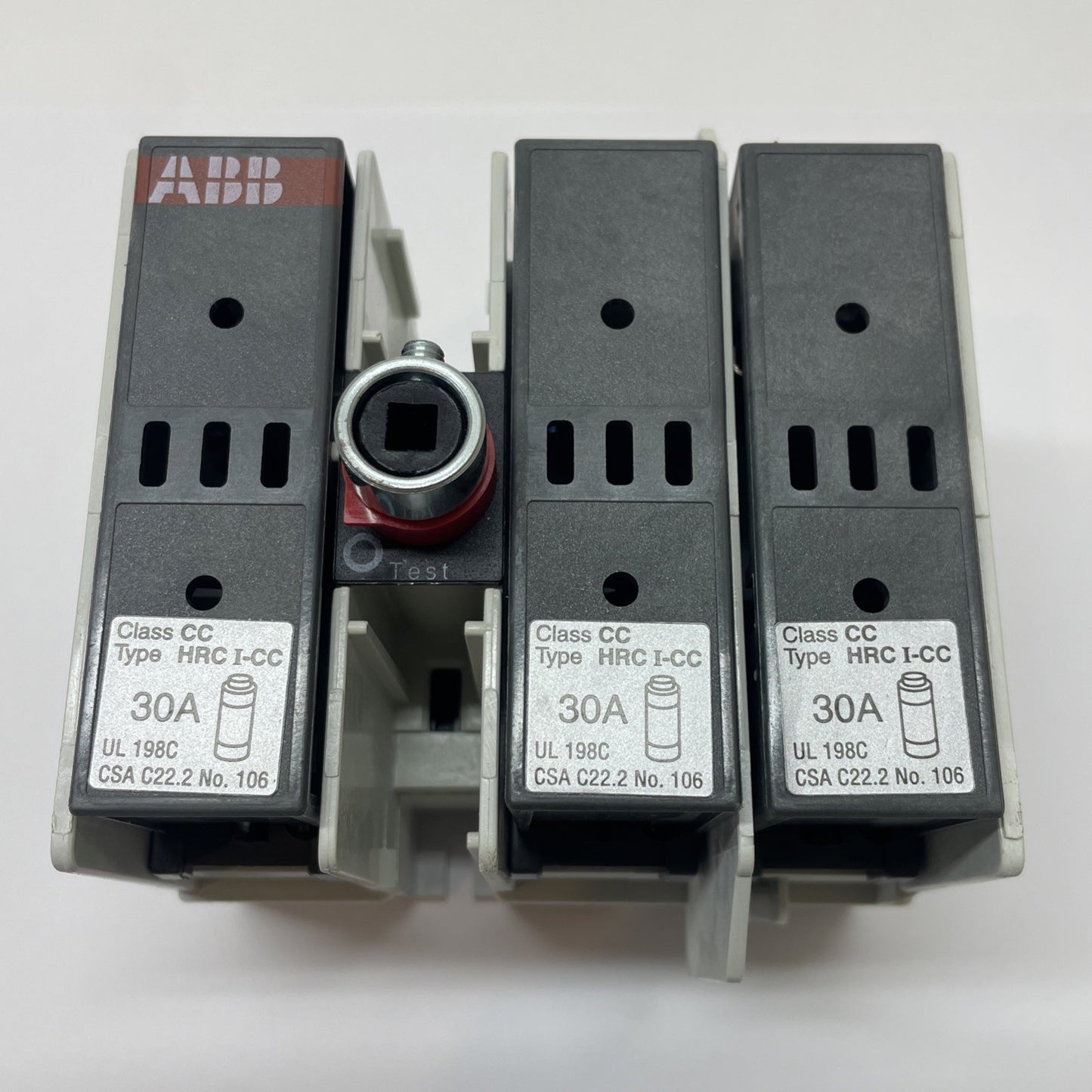 ABB 1SCA022548R9720 / OS30ACC12 30A 600V 3-Pole Fusible Disconnect Switch NEW