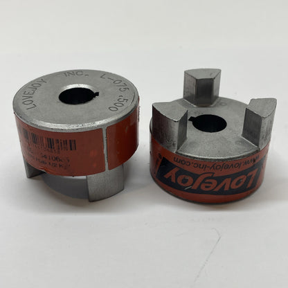 (LOT OF 2) Lovejoy L-075 .5000 Coupling Hub 68514410685 1/2 KW