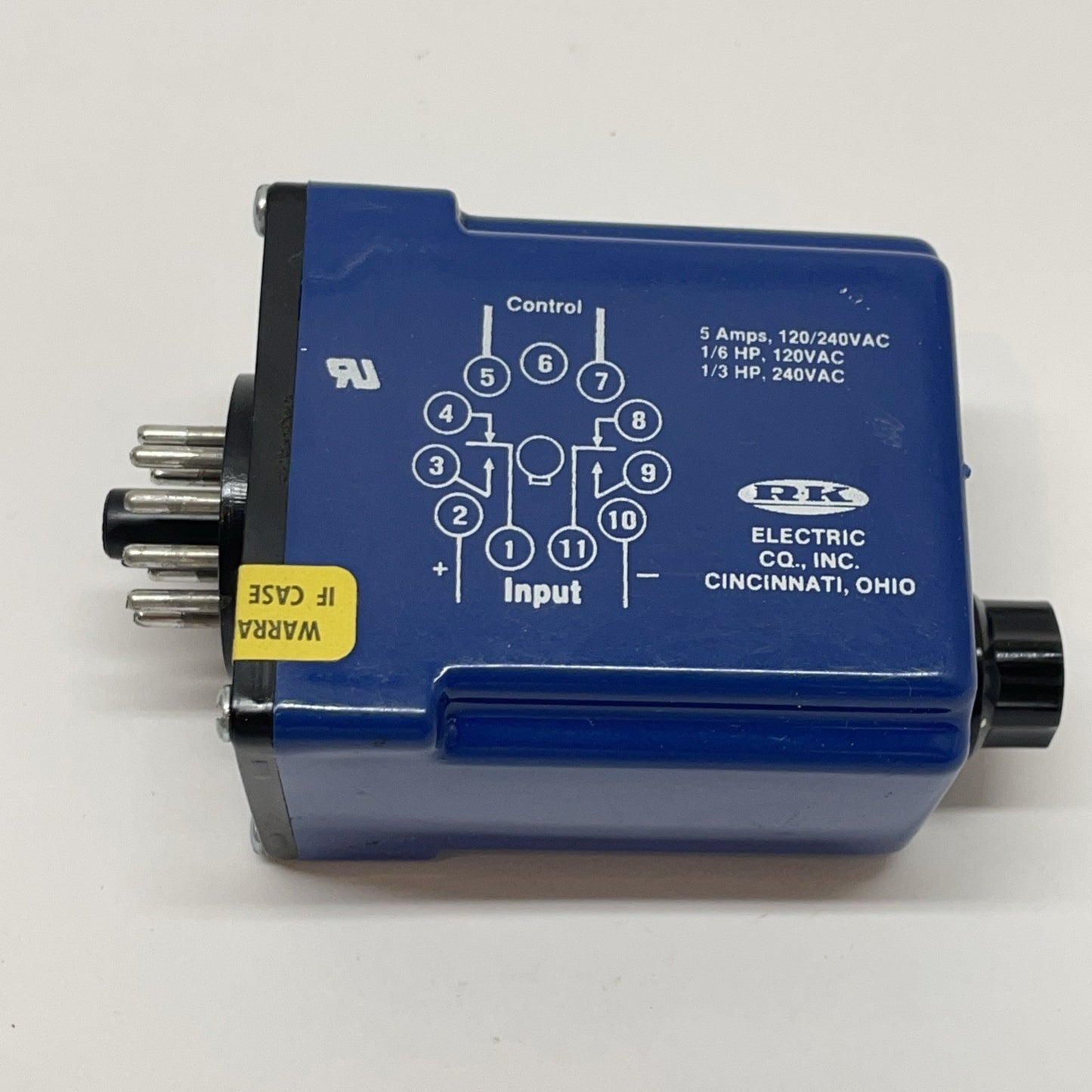 R-K Electronics CFB-24D-2-1M Off-Delay Timer Relay 24 VDC 0.01-1 min