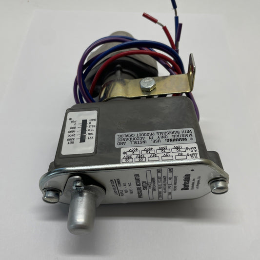 Barksdale C9612-3 Sealed Piston Pressure Switch 250-3000 PSI SPDT