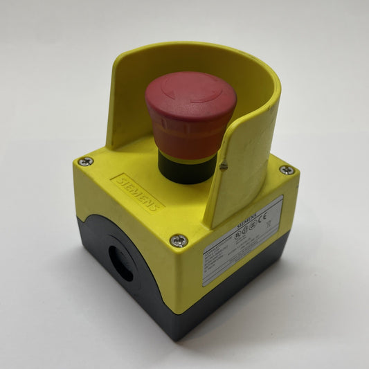 Siemens 3SU1801-0NB00-2AC2 Emergency Stop Mushroom Push Button Enclosure