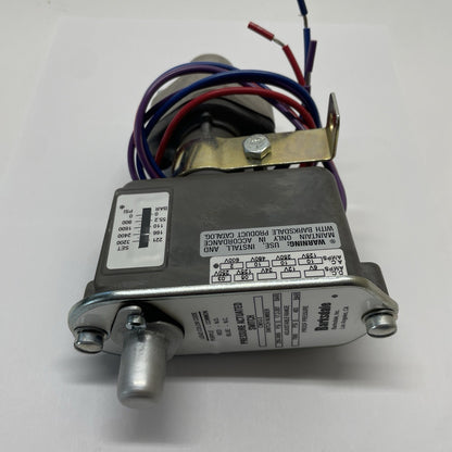 Barksdale C9612-3 Sealed Piston Pressure Switch 250-3000 PSI SPDT