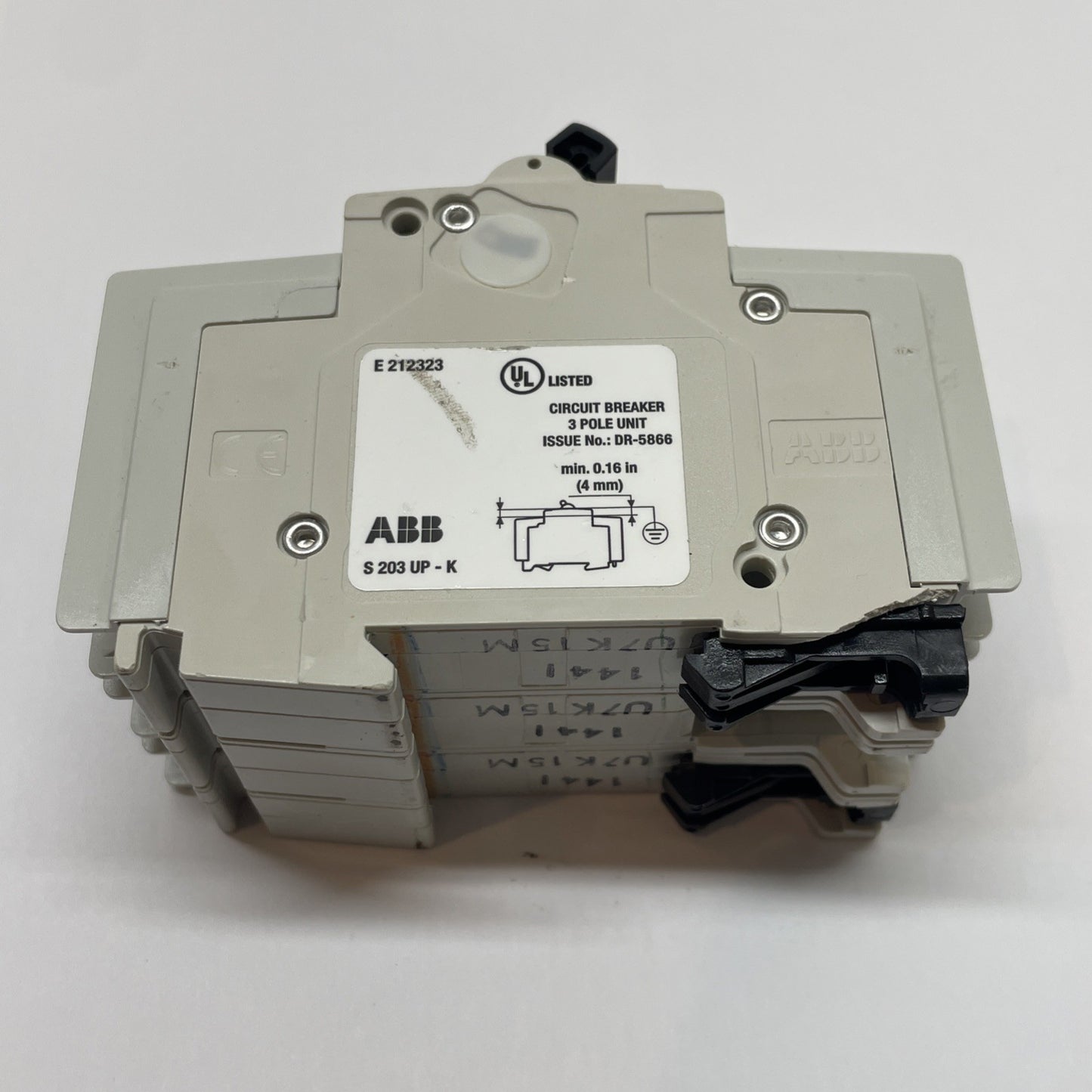 1PC ABB S203UP-K15A Circuit Breaker 15A 480Y/277V E212323