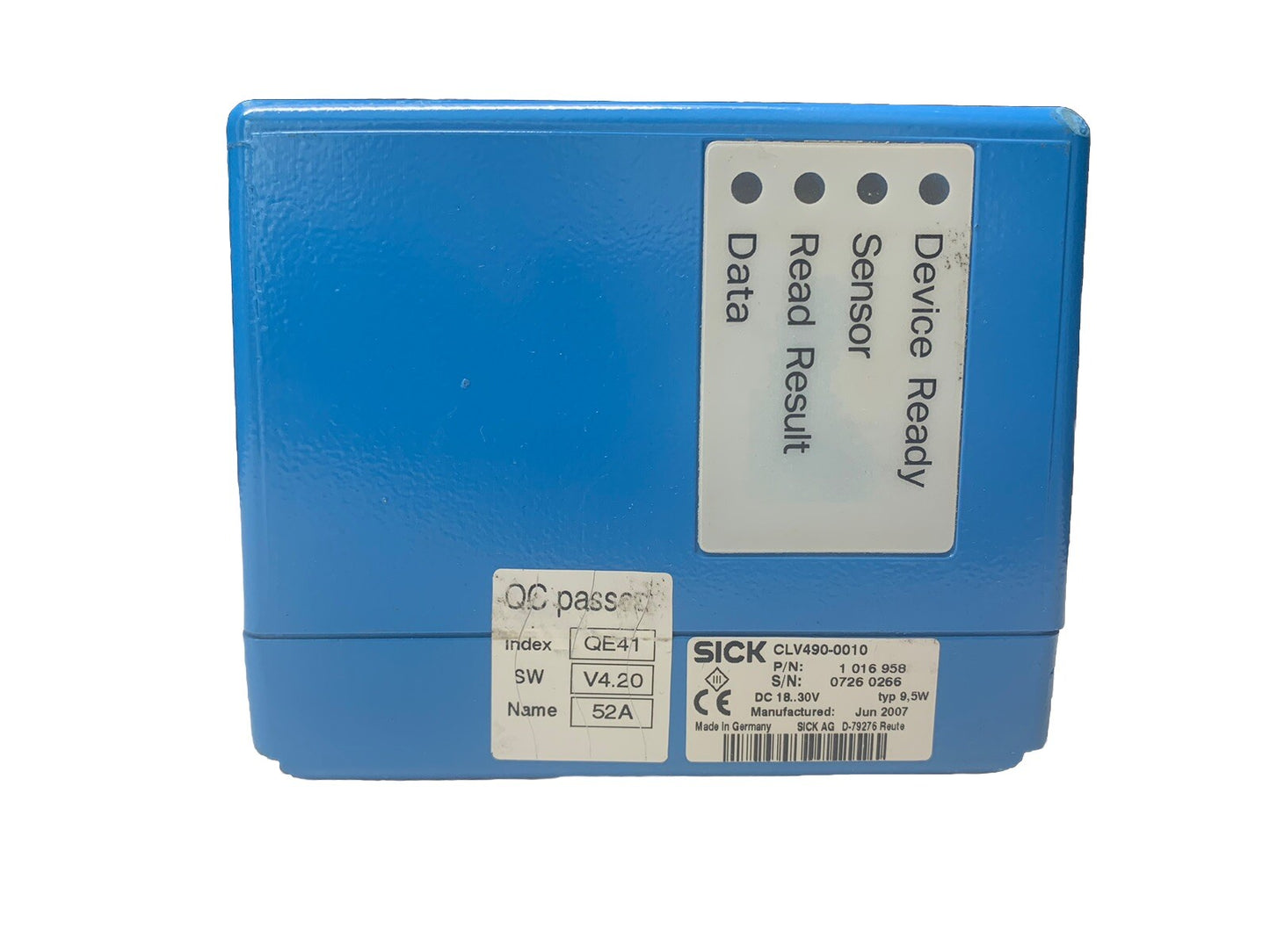 SICK SCANNER CLV490-0010/ CLV4900010