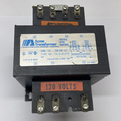 Acme Electric TA-2-81215 500VA Industrial Control Transformer 240/480-to-120V