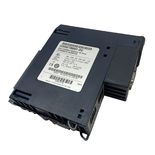 GE / Emerson IC695ETM001-DG RX3i Ethernet Interface Module 10/100 Mbps