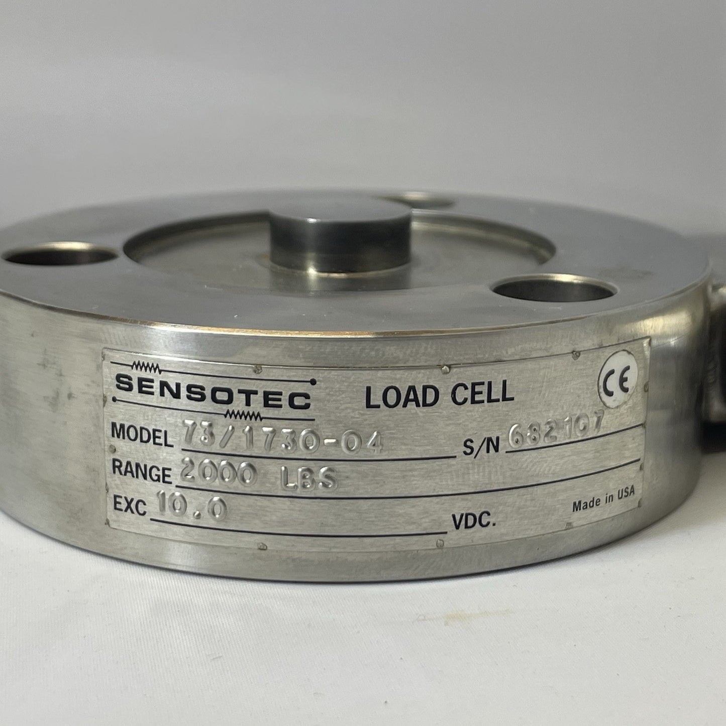 Sensotec 73/1730-04 Load Cell 5000 lb Capacity New Open Box
