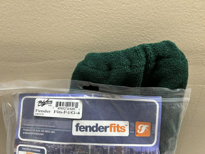 FENDERFITS FITS-F-1/G-4 / FENDER COVER GREEN / POLYFORM / NEW
