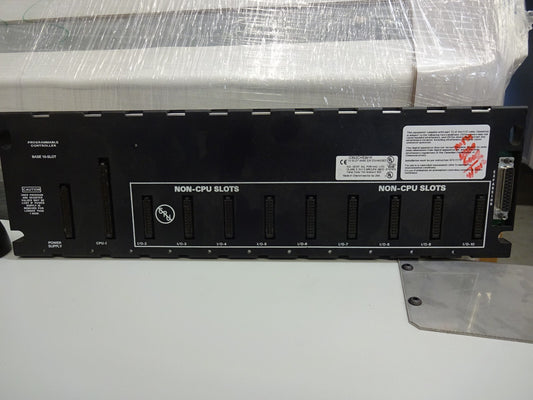 GE FANUC IC693CHS391 / IC693CHS391K 10 SLOT EXPANSION BASE EMI ENHANCED