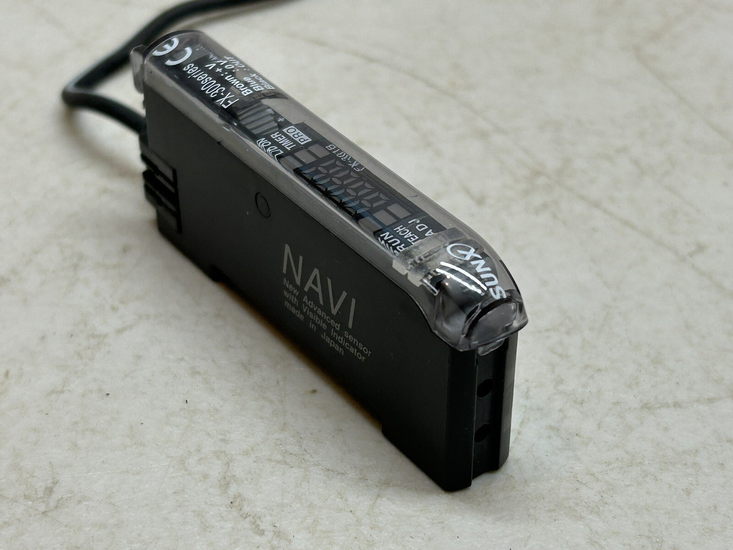 SUNX FX-301B / NAVI DIGITAL FIBER SENSOR BLUE LED FX-300 / USED AS SAMPLE ONLY