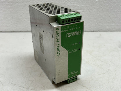 PHOENIX CONTACT QUINT-PS-100-240AC/24DC/2.5 POWER SUPPLY 1.1-0.42AMP 100-240VAC