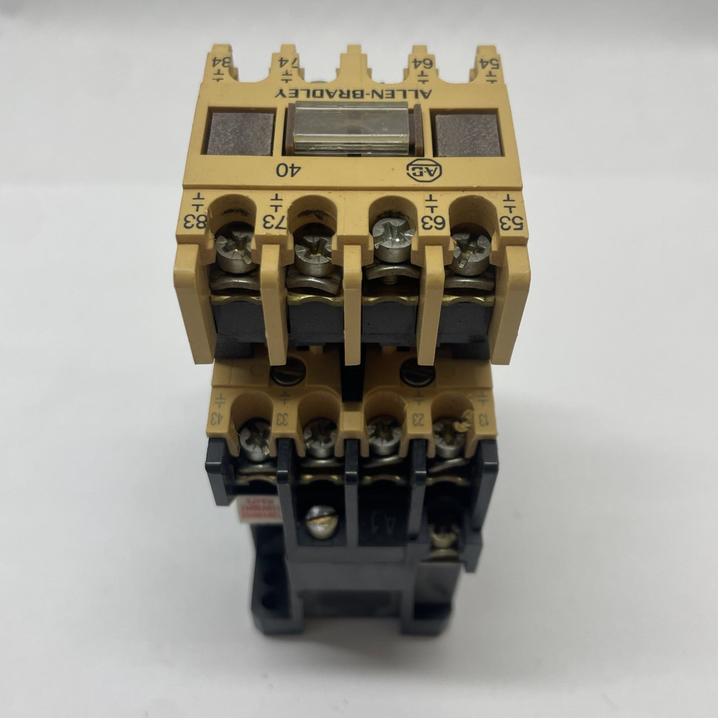 Allen-Bradley 700-F400A1 Contactor with 195-FA40 Contact Block