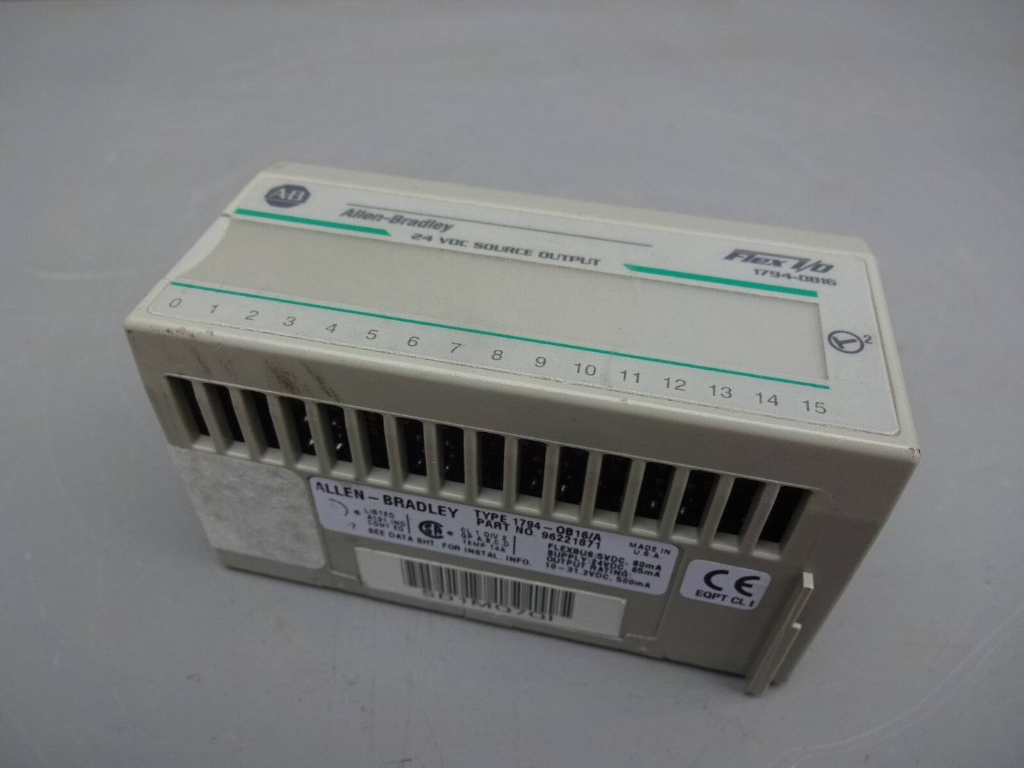 ALLEN BRADLEY 1794-0B16/A / WITH S200-TB3 / 1794-0B16 SERIES A