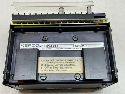 KEPCO PAT 21-1 / PAT21-1 / POWER SUPPLY INPUT 115/230VAC / OUTPUT 0-21V 0-1A