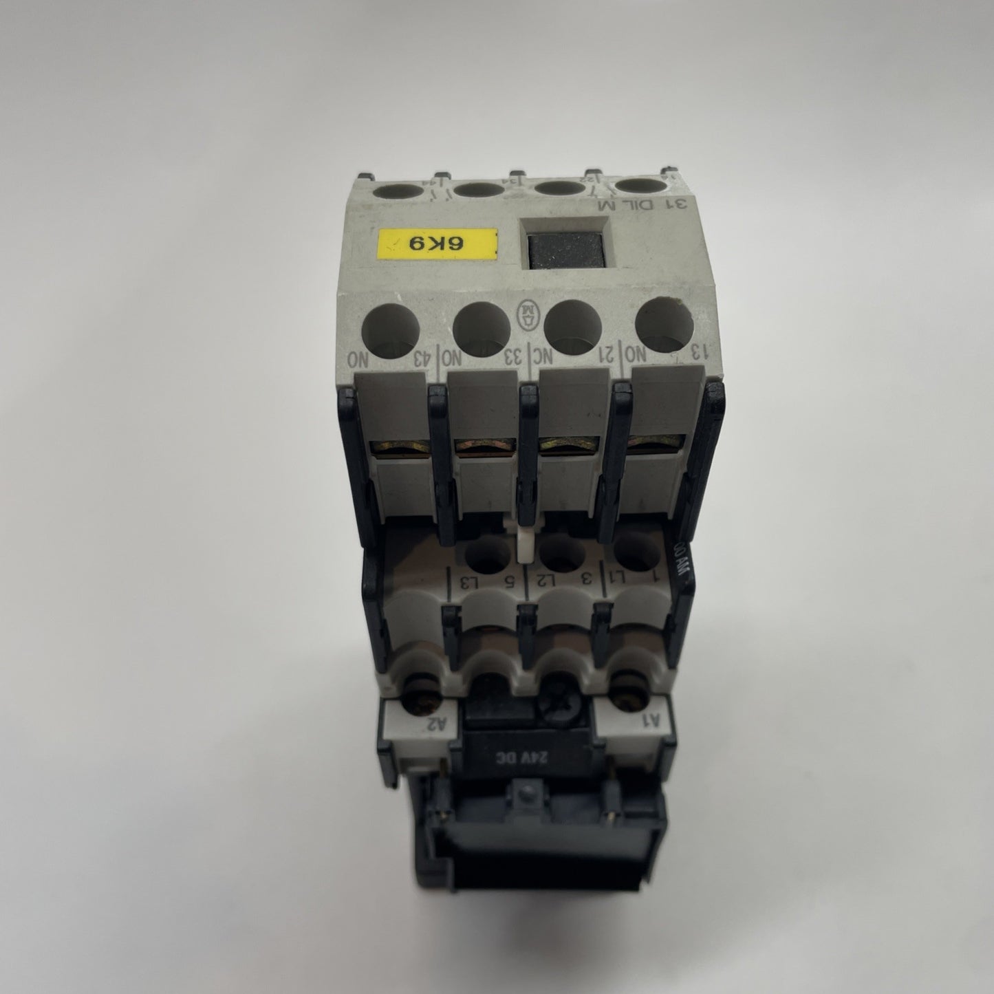 Moeller DIL00AM-G 24VDC 3-Pole Contactor 20A IEC Motor Control w/ 31DILM