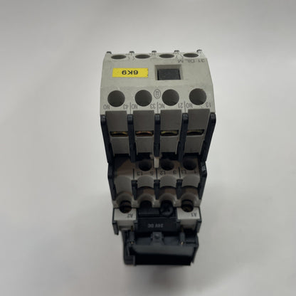 Moeller DIL00AM-G 24VDC 3-Pole Contactor 20A IEC Motor Control w/ 31DILM
