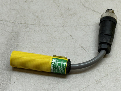 BANNER S18SN6FF100 / 29086 EZ-BEAM PHOTOELECTRIC SENSOR SWITCH USED AS DEMO ONLY