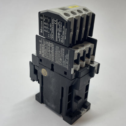 Moeller DIL00AM-G 24VDC 3-Pole Contactor 20A IEC Motor Control w/ 31DILM