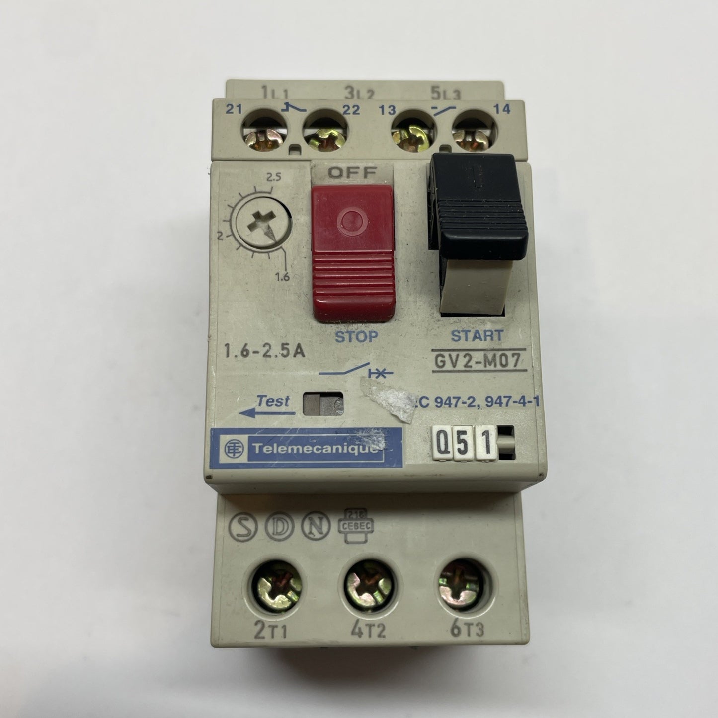 Telemecanique GV2-M07 Motor Starter
