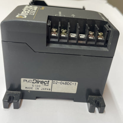 KOYO D2-04BDC1-1 DirectLOGIC DL205 PLC I/O Base 4-Slot 12-24VDC