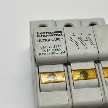 Ferraz Shawmut USCC3I / Y218038 3-Pole Fuse Holder 600 V 30A
