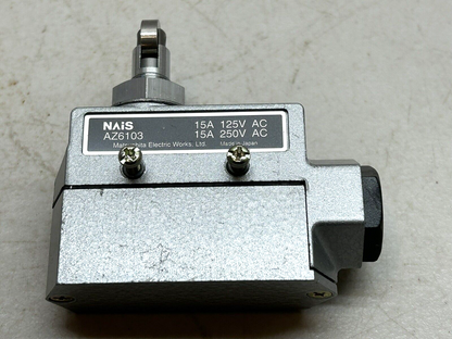 NAIS AZ6103 LIMIT SWITCH 15A / 125VAC / 250VAC / NEW NO BOX