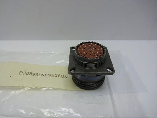 ITT CANNON JD38999/20WE26SN / MIL-SPEC CONNECTOR / NEW