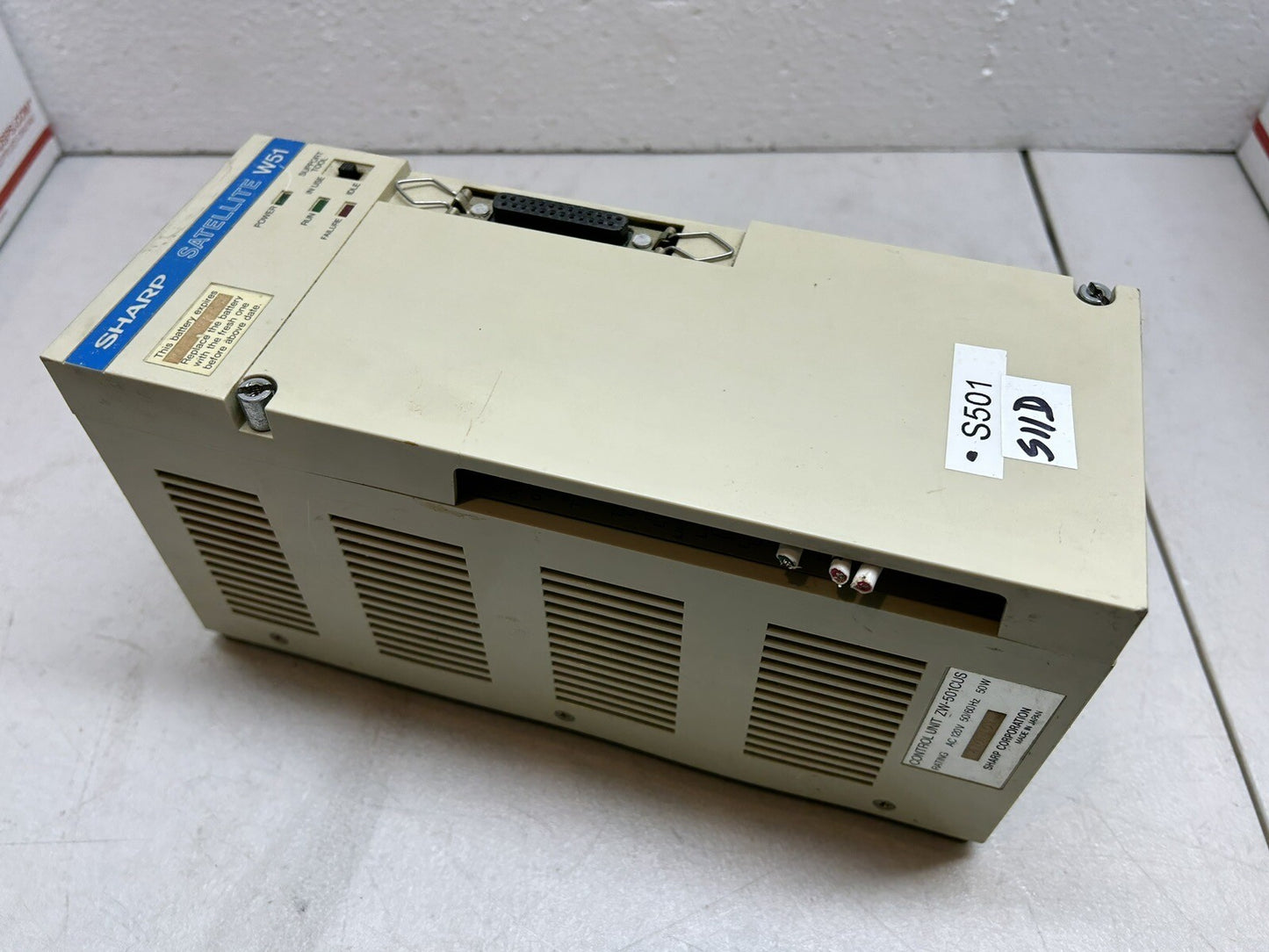 SHARP ZW-501CUS / CPU SATELLITE W51 CONTROL UNIT / 120VAC 50/60HZ 50W