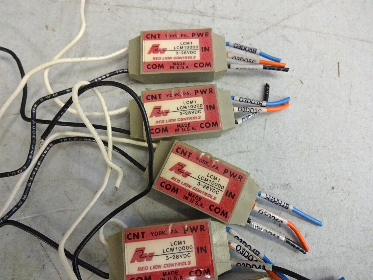 RED LION LCM1 / LCM10000 CONTROLS CONVERTER MODULE / 3-28VDC / LOT OF 6