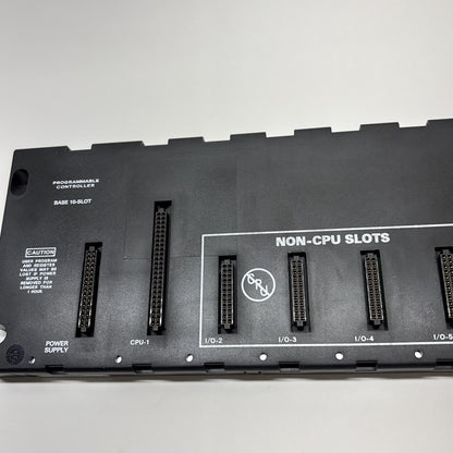 GE Fanuc IC693CHS391N Series 90-30 10-Slot EMI Enhanced PLC Baseplate