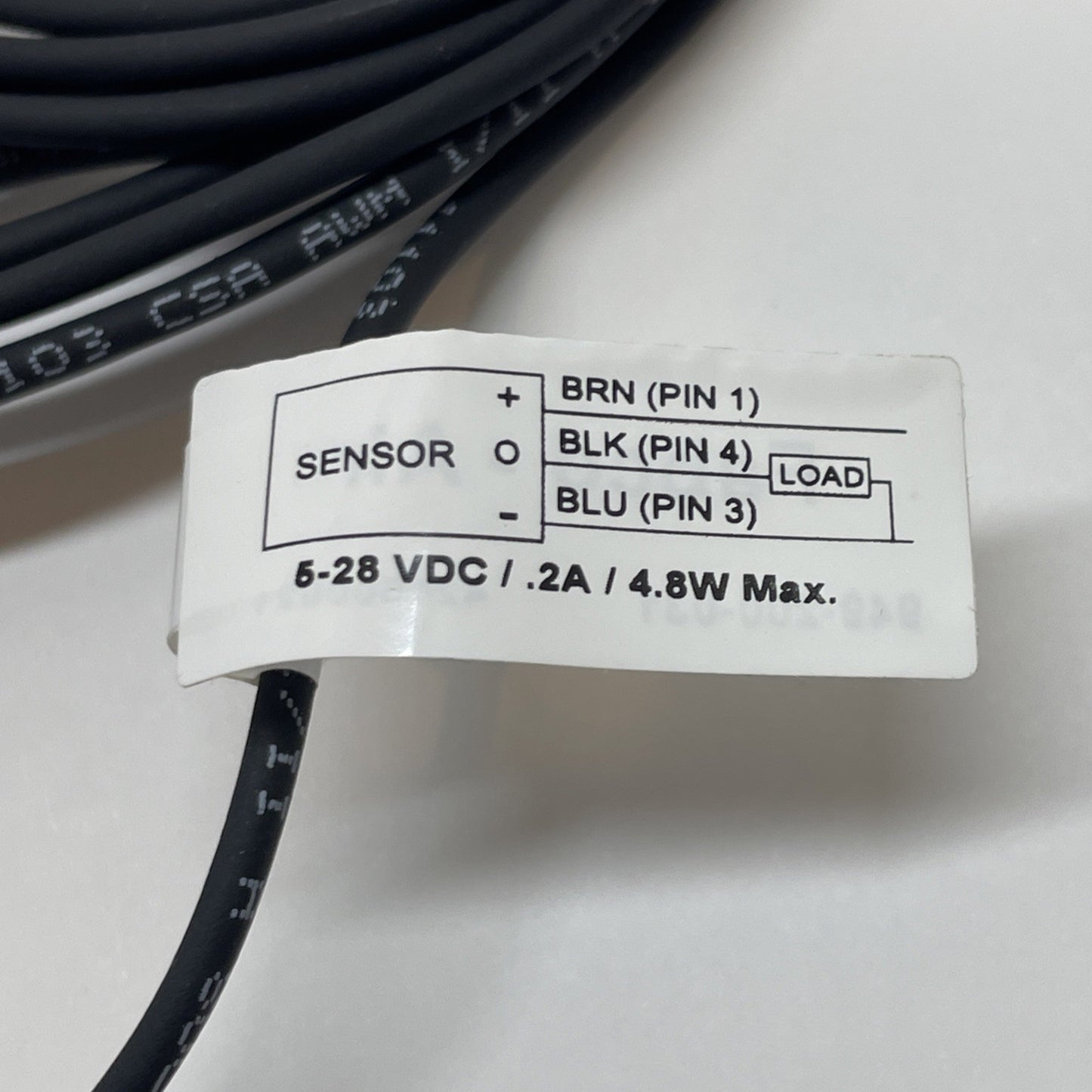 FABCO 949-200-031 Magnetic Position Sensor 6-24 VDC PNP 9 ft Cable