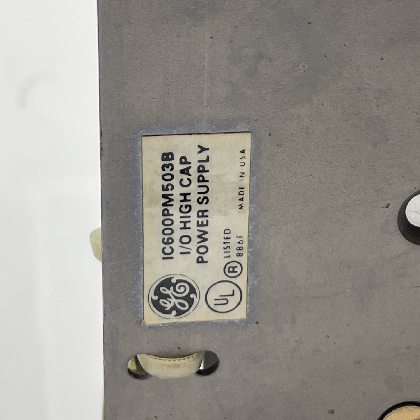 GE FANUC IC600PM503B High-Capacity I/O Rack Power Supply 115/230 VAC