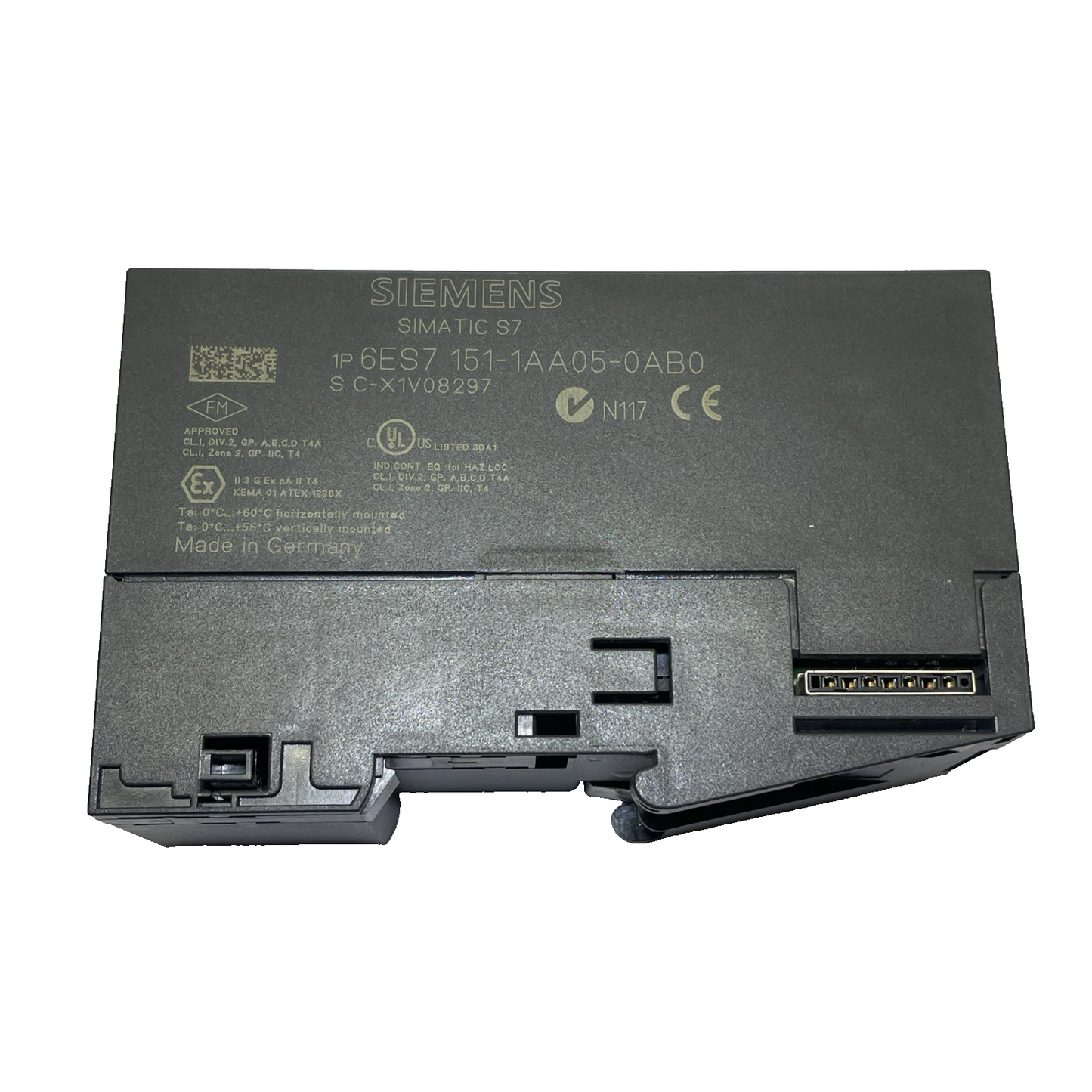 Siemens SEMATIC S7 6ES7 151-1AA05-0AB0 ET200S PROFIBUS Interface Module