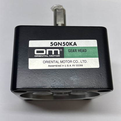 Oriental Motor 5GN50KA GN Series Parallel Shaft Gearhead 50:1 3.54in