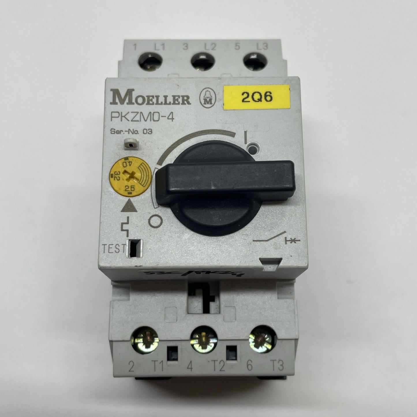 Moeller PKZM0-4 (Ser. 3) Motor Protective Circuit Breaker 3-Pole 2.5-4A