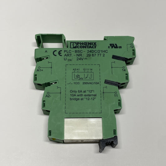 PLC-BSC-24DC/21HC Phoenix Contact Relay Base DIN Rail Socket 24 VDC 2967772