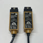 (LOT OF 2) OMRON E3S-X3CE4 Fiber Optic Sensor (12-24VDC, NPN, 1 ms)