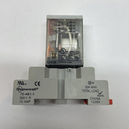 SCHNEIDER MAGNECRAFT 10A 120V COIL RELAY 782XBX2M4L-120A