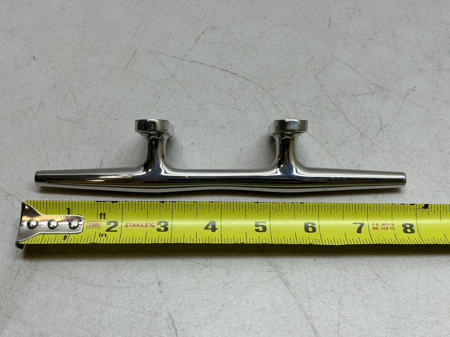 SEADOG 041608-1 OPEN BASE 8 INCH 8" CLEAT CAST 316 STAINLESS STEEL / NEW