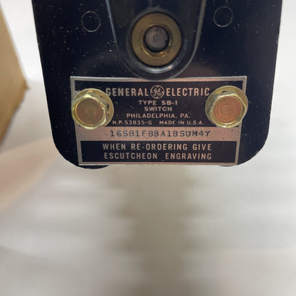 GE 16SB1FB8A18SUM4Y Aux Control Switch, SB-1 Cam Switch, 6-Stage 8-Position