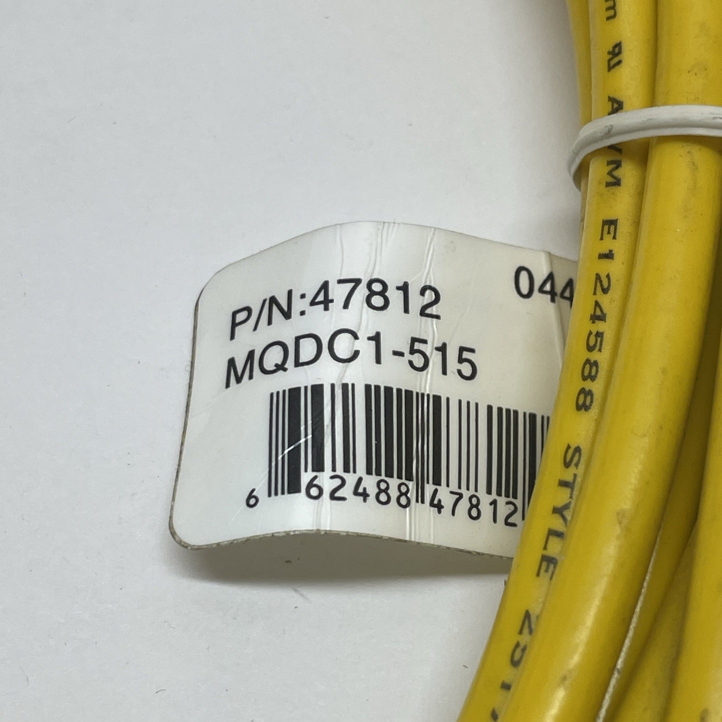 Banner MQDC1-515 / 47812 M12 5-Pin Female Straight Cordset 5 m Yellow