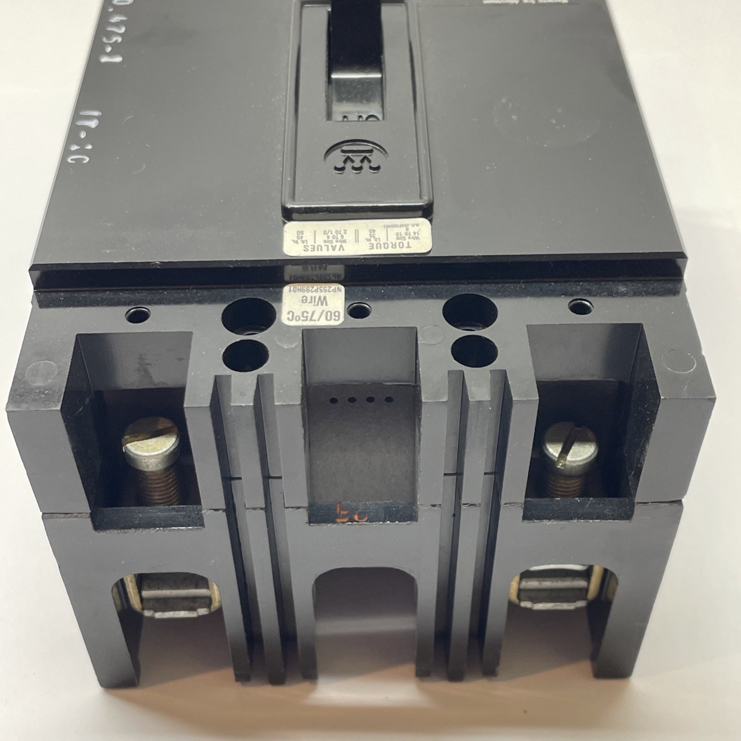 Westinghouse FB2190MRL 25 A 600 V 2-Pole Molded Case Breaker 2610D53G06