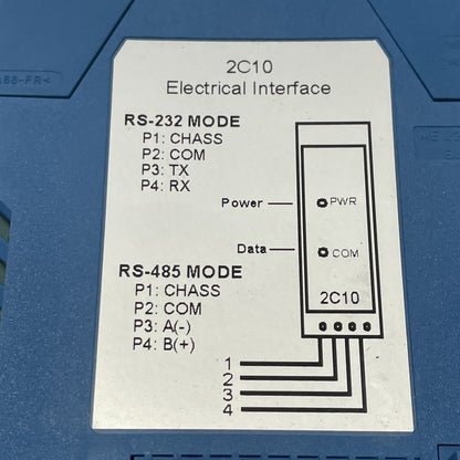 WEED INSTRUMENT  2C10  RS232 / RS485 Multi-Drop Electrical Interface Module