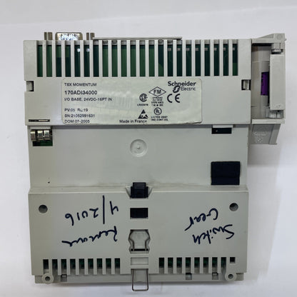 SCHNEIDER ELECTRIC 171CCC98030 PROCESSOR ADAPTER 1 MEG WITH 170ADM35010 I/O BASE