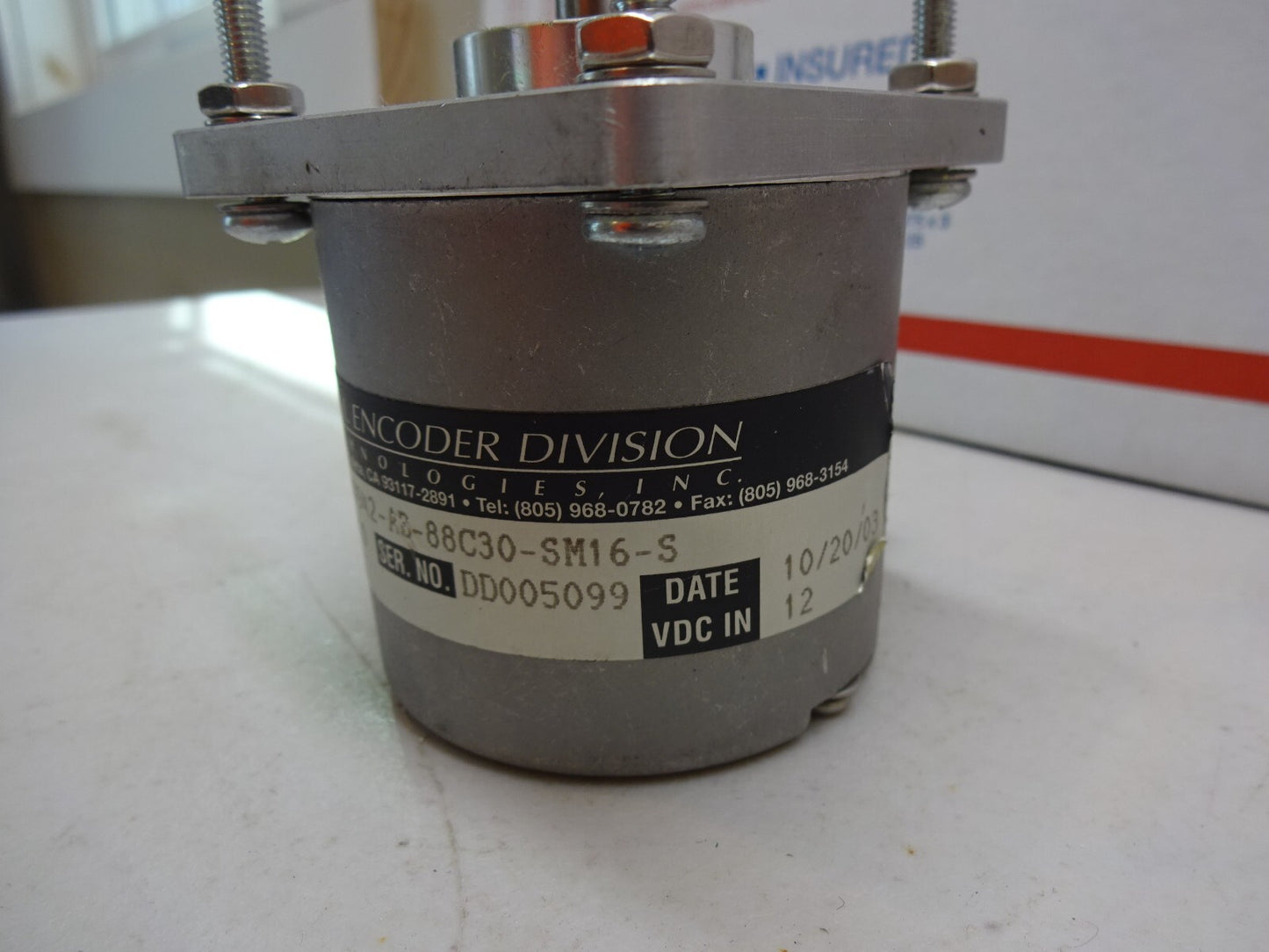 BEI 0924-01024-010 / INDUSTRIAL ENCODER / H25D-SS-500-AB-88C30-SM16-S