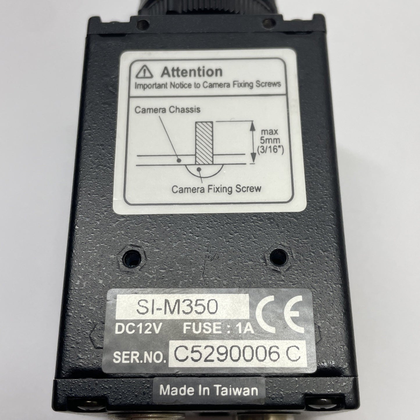 Costar SI-M350 1/2" CCD Analog Camera w/ 6mm F1.4 Lens