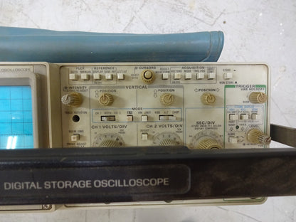 TEKTRONIX 2221 DIGITAL STORAGE OSCILLOSCOPE TWO CHANNEL 60 MHZ