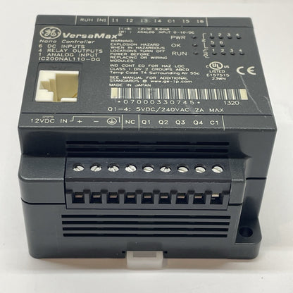 GE FANUC IC200NAL110-DG / VERSAMAX NANO CONTROLLER I/O MODULE